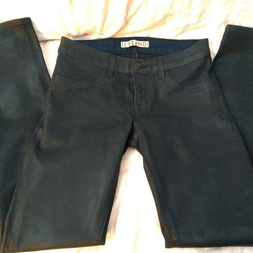 J Brand super skinny waxed Glory  leggings Jeans